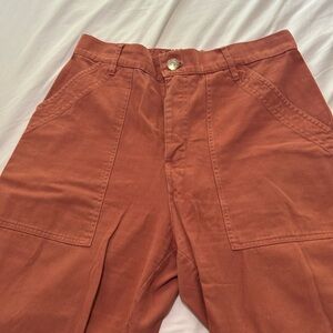 Big bud press size M work pants in clay red